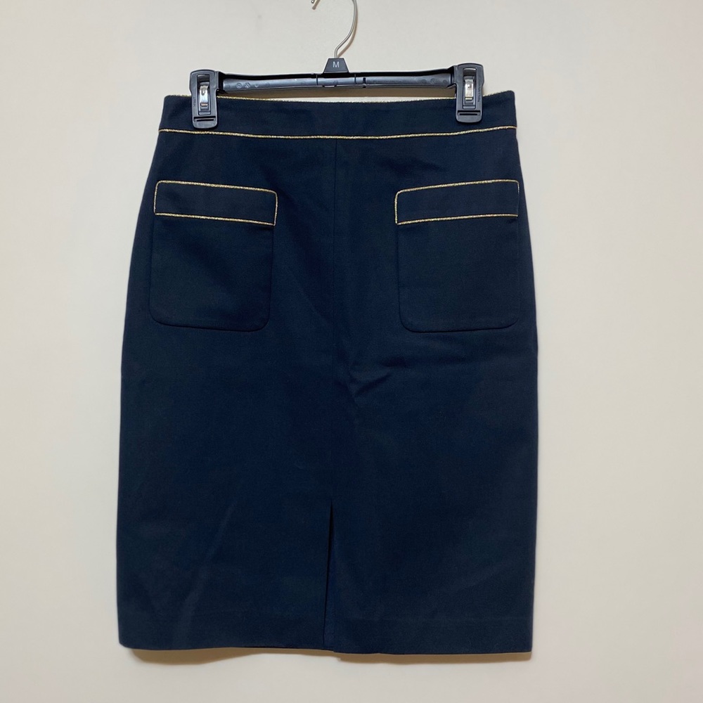 Club Monaco Slit Front Black Pencil Skirt - Sz 6